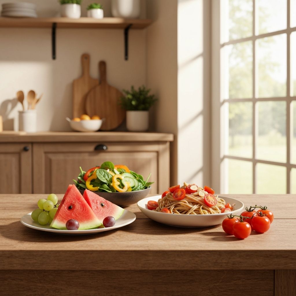 Balanced nutrition and healthy lifestyle