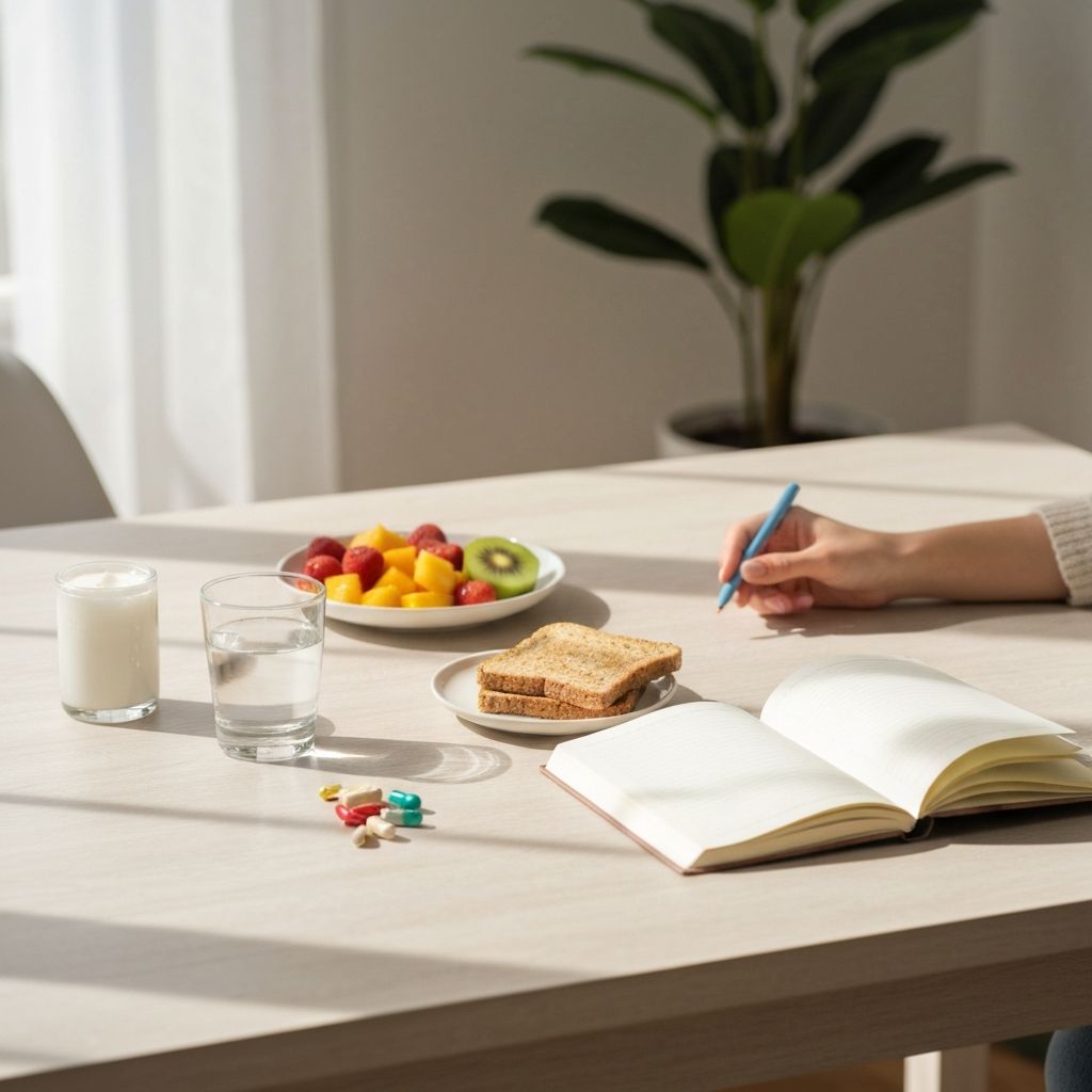 Daily wellness routine and habits